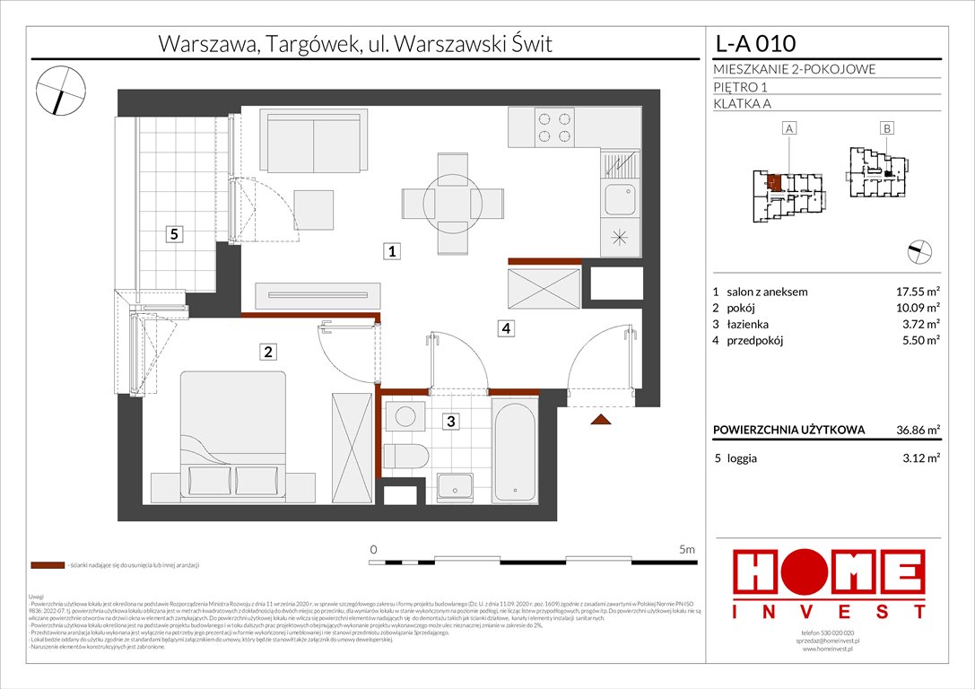 Nowe mieszkanie dwupokojowe Warszawski Świt Etap XII Warszawa, Targówek, ul. Warszawski Świt  37m2 Foto 1