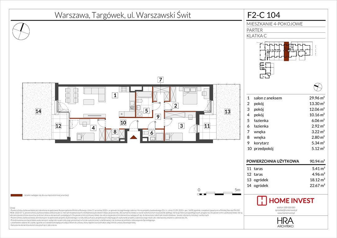 Nowe mieszkanie czteropokojowe  Warszawski Świt Etap XIV Warszawa, ul. Warszawski Świt  91m2 Foto 1