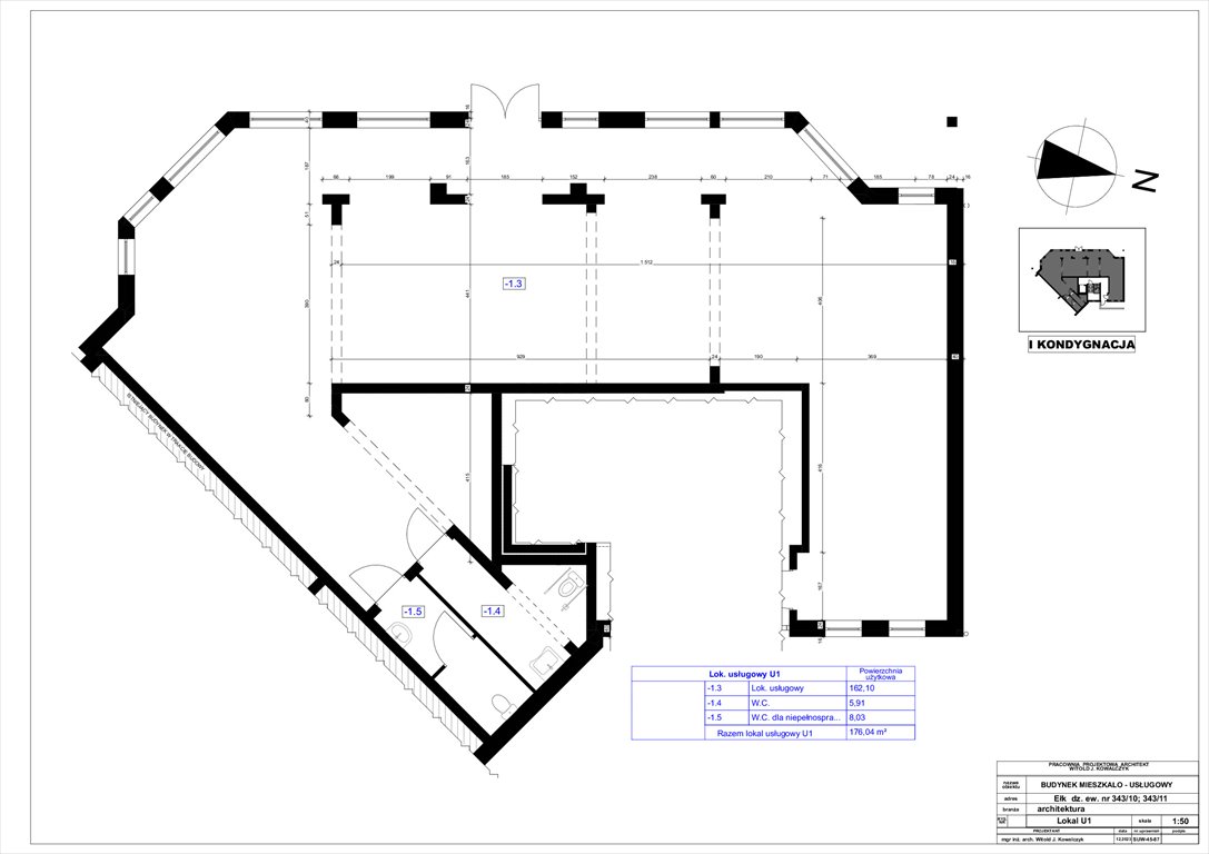Nowy lokal użytkowy Pułaskiego Square 4/5  Ełk, Pułaskiego 4  176m2 Foto 1