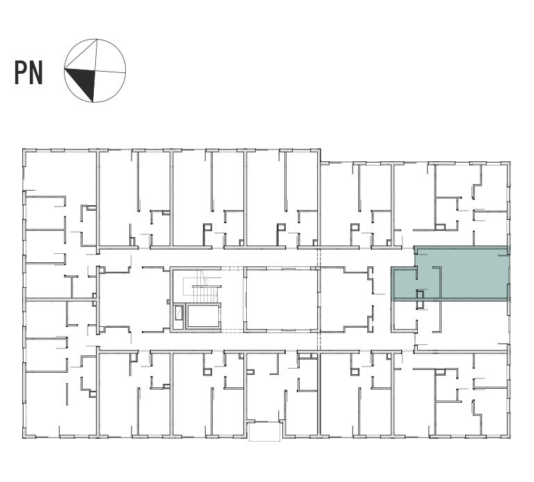 Nowa kawalerka ATRIUM HOUSE Tyczyn, Laurowa 25  32m2 Foto 1