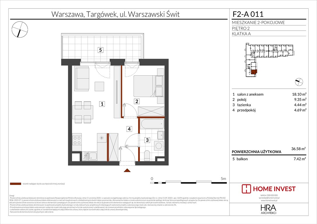 Nowe mieszkanie dwupokojowe Warszawski Świt Etap XIV Warszawa, ul. Warszawski Świt  37m2 Foto 1