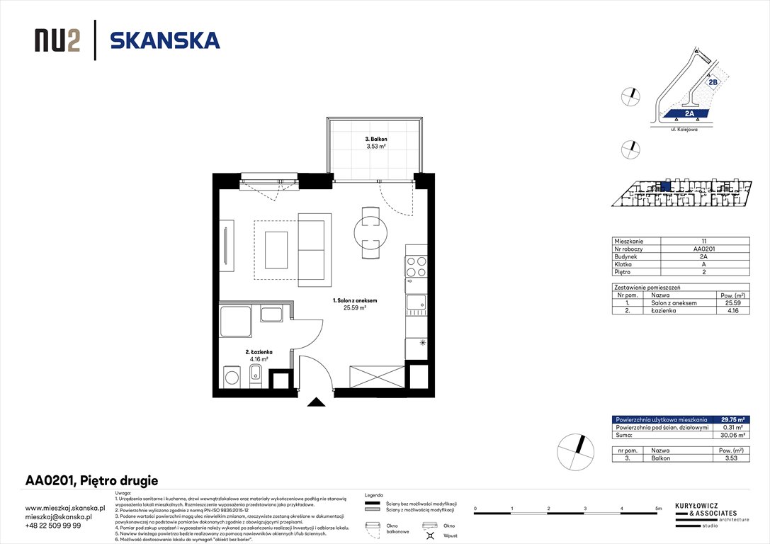 Nowa kawalerka NU Wola Warszawa Warszawa, Wola, Kolejowa  30m2 Foto 1