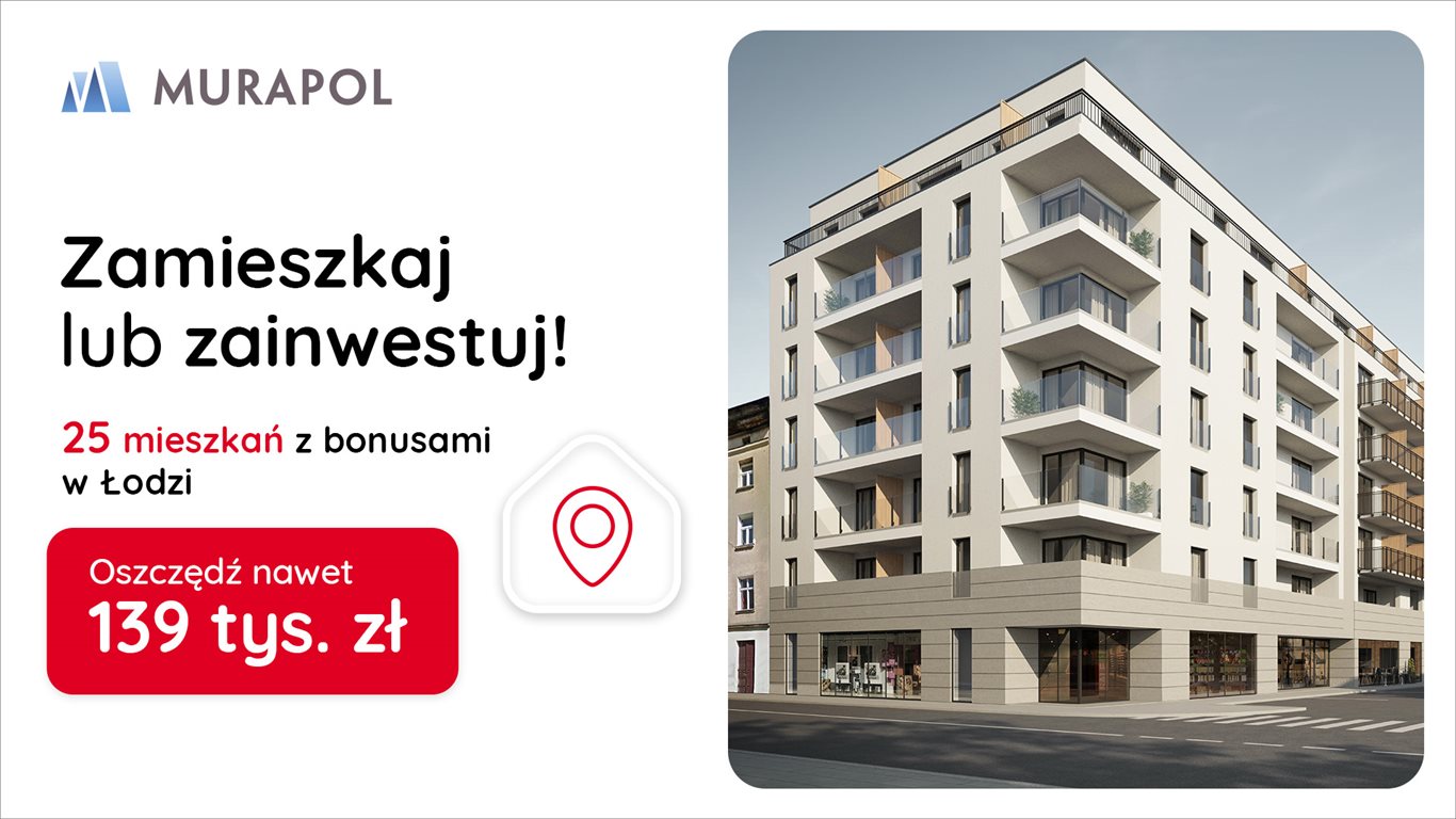 Nowe mieszkanie dwupokojowe Murapol Osiedle Filo Łódź, Polesie, Ul. Wołowa  39m2 Foto 1