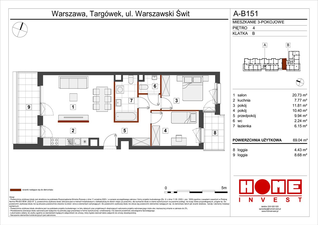 Nowe mieszkanie trzypokojowe Warszawski Świt Etap VII Warszawa, Targówek, ul. Warszawski Świt 12  69m2 Foto 1