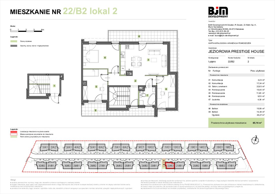 Nowe mieszkanie czteropokojowe  JEZIOROWA PRESTIGE HOUSE Warszawa, Wawer, Jeziorowa  85m2 Foto 1