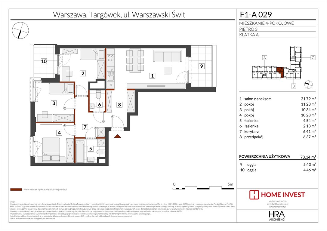 Nowe mieszkanie czteropokojowe  Warszawski Świt Etap XIII Warszawa, ul. Warszawski Świt  73m2 Foto 1