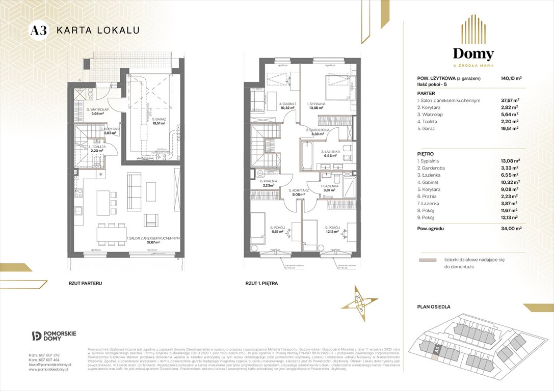 Nowe mieszkanie Domy u Źródła Marii Gdynia, Wielki Kack, Źródło Marii  140m2 Foto 1
