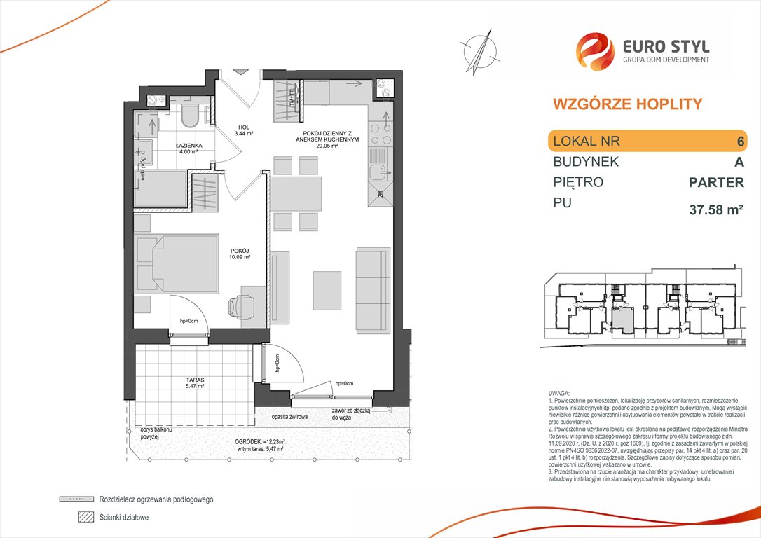 Nowe mieszkanie dwupokojowe WZGÓRZE HOPLITY Gdańsk, Zabornia, Kartuska  38m2 Foto 1