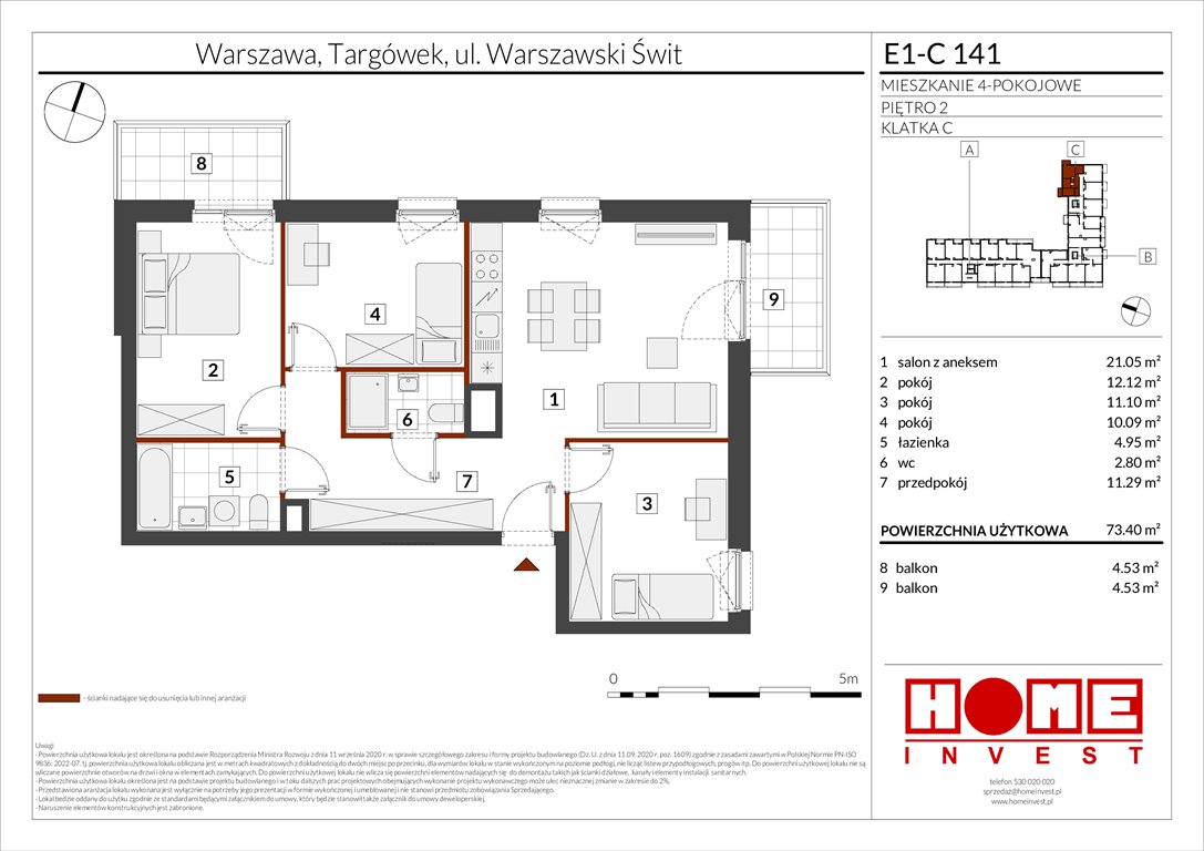 Nowe mieszkanie czteropokojowe  Warszawski Świt Etap X Warszawa, Targówek, ul. Warszawski Świt  73m2 Foto 1