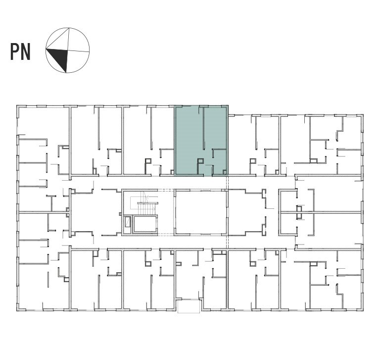 Nowe mieszkanie dwupokojowe ATRIUM HOUSE Tyczyn, Laurowa 25  42m2 Foto 1