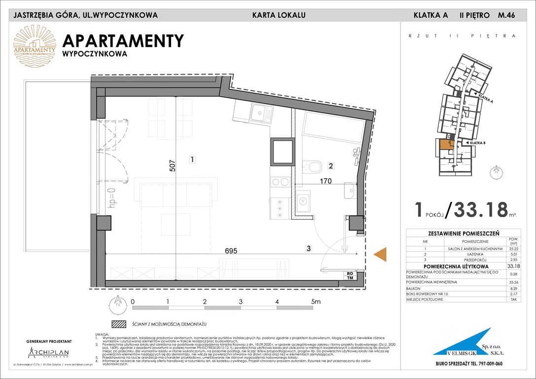 Nowe mieszkanie Apartamenty Wypoczynkowa Jastrzębia Góra, Wypoczynkowa  33m2 Foto 1