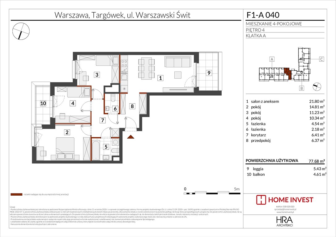 Nowe mieszkanie czteropokojowe  Warszawski Świt Etap XIII Warszawa, ul. Warszawski Świt  78m2 Foto 1