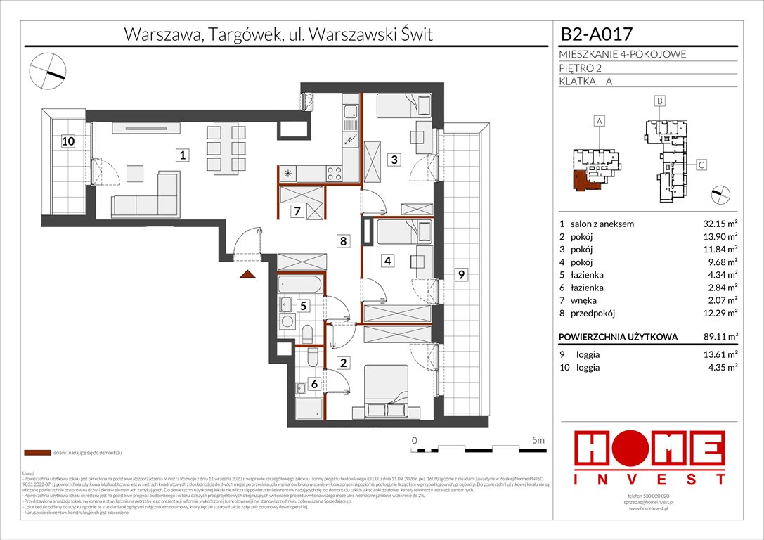 Nowe mieszkanie czteropokojowe  Warszawski Świt Etap IX Warszawa, Targówek, ul. Warszawski Świt 12  89m2 Foto 1