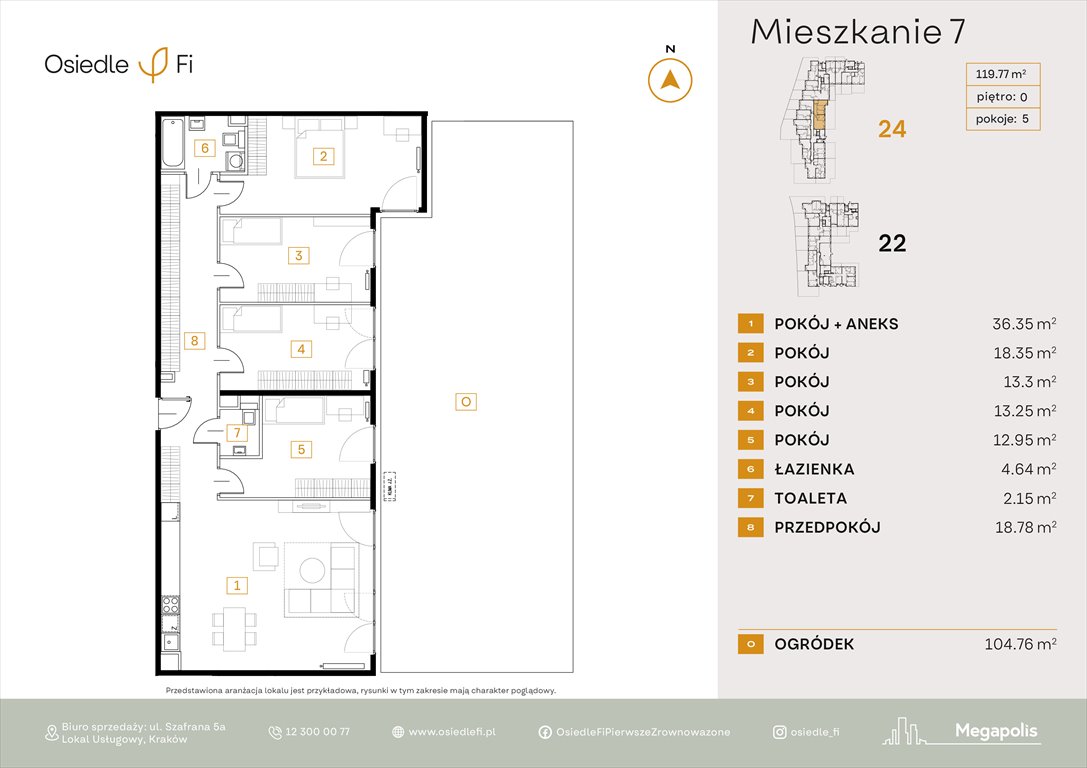 Nowe mieszkanie Osiedle FI Kraków, Rzemieślnicza 22-24  120m2 Foto 1