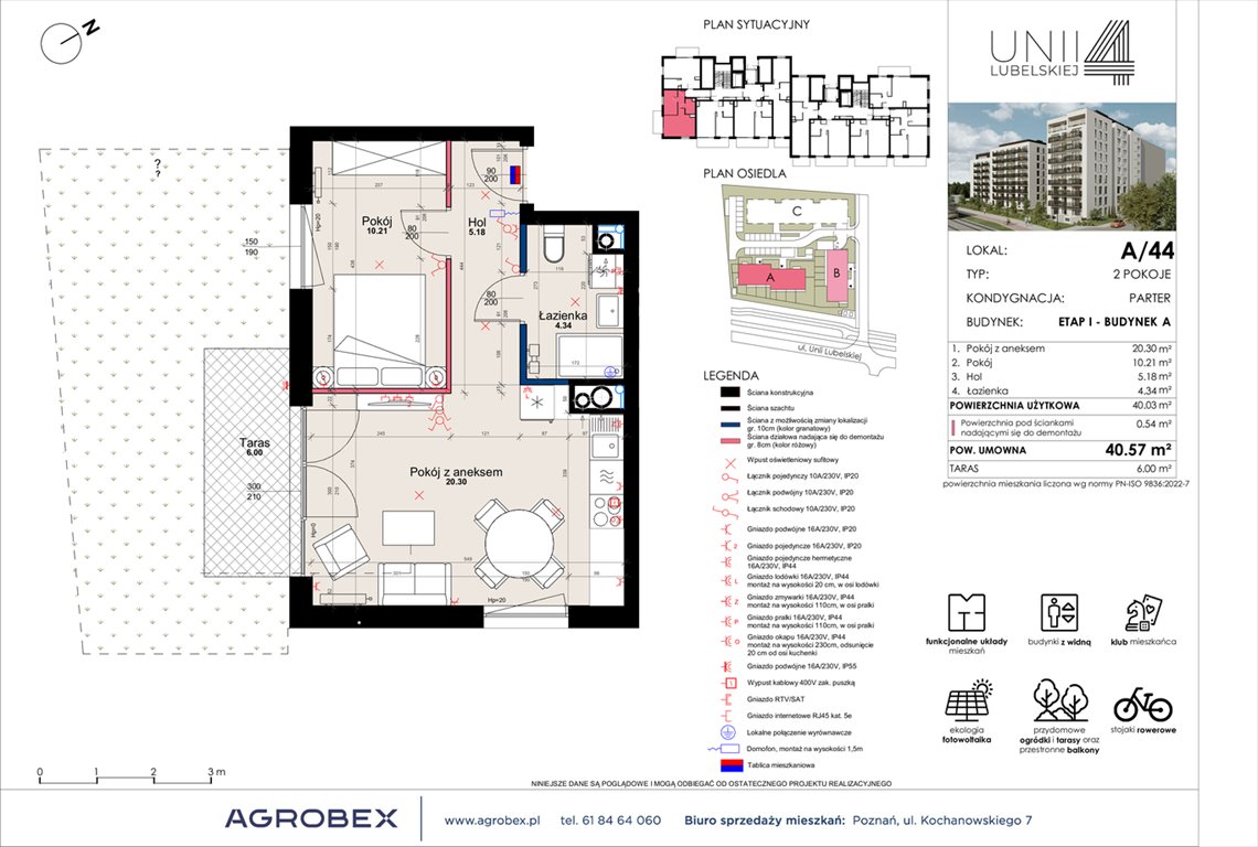 Nowe mieszkanie dwupokojowe Unii Lubelskiej 4 Poznań, Unii Lubelskiej 4  41m2 Foto 1