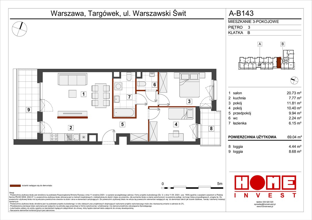Nowe mieszkanie trzypokojowe Warszawski Świt Etap VII Warszawa, Targówek, ul. Warszawski Świt 12  69m2 Foto 1