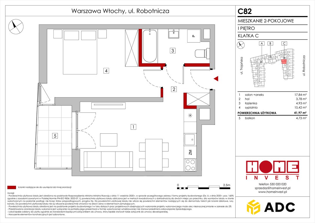 Nowe mieszkanie dwupokojowe Zakątek Włochy Warszawa, Włochy, ul. Robotnicza 11/13  42m2 Foto 1