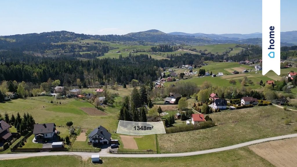Działka 1348 m² z widokiem na Beskidy - Istebna Jasnowice Istebna, Jasnowice  1 348m2 Foto 1