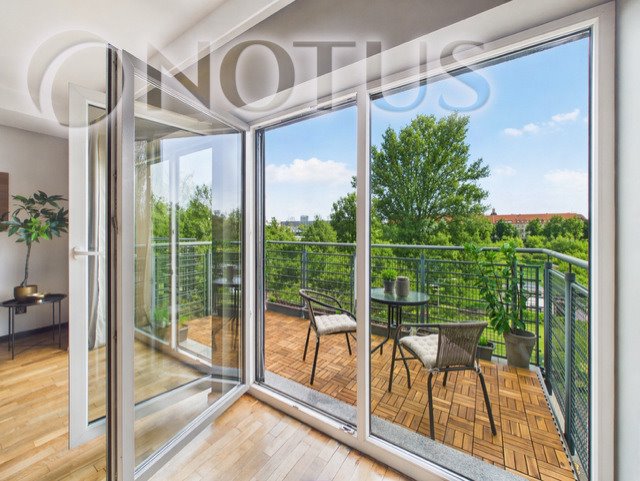 Ekskluzywny apartament z tarasem nad Odrą w centrum Wrocławia Wrocław, Na Grobli  39m2 Foto 1