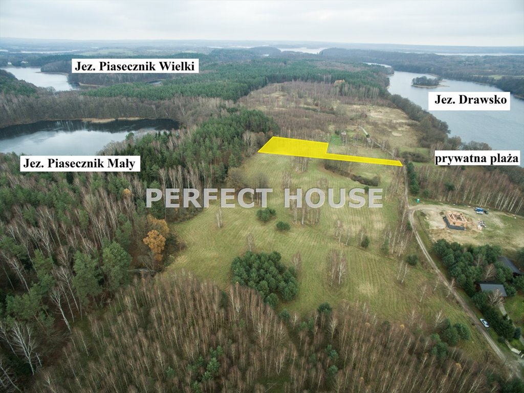 Malownicza działka nad Jeziorem Drawsko z dostępem do lasu - polecam! Siemczyno  3 028m2 Foto 1