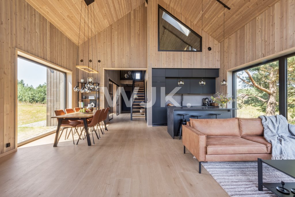 Nowoczesny dom z 5 sypialniami nad Jeziorem Gil, Mazury Morąg  144m2 Foto 1