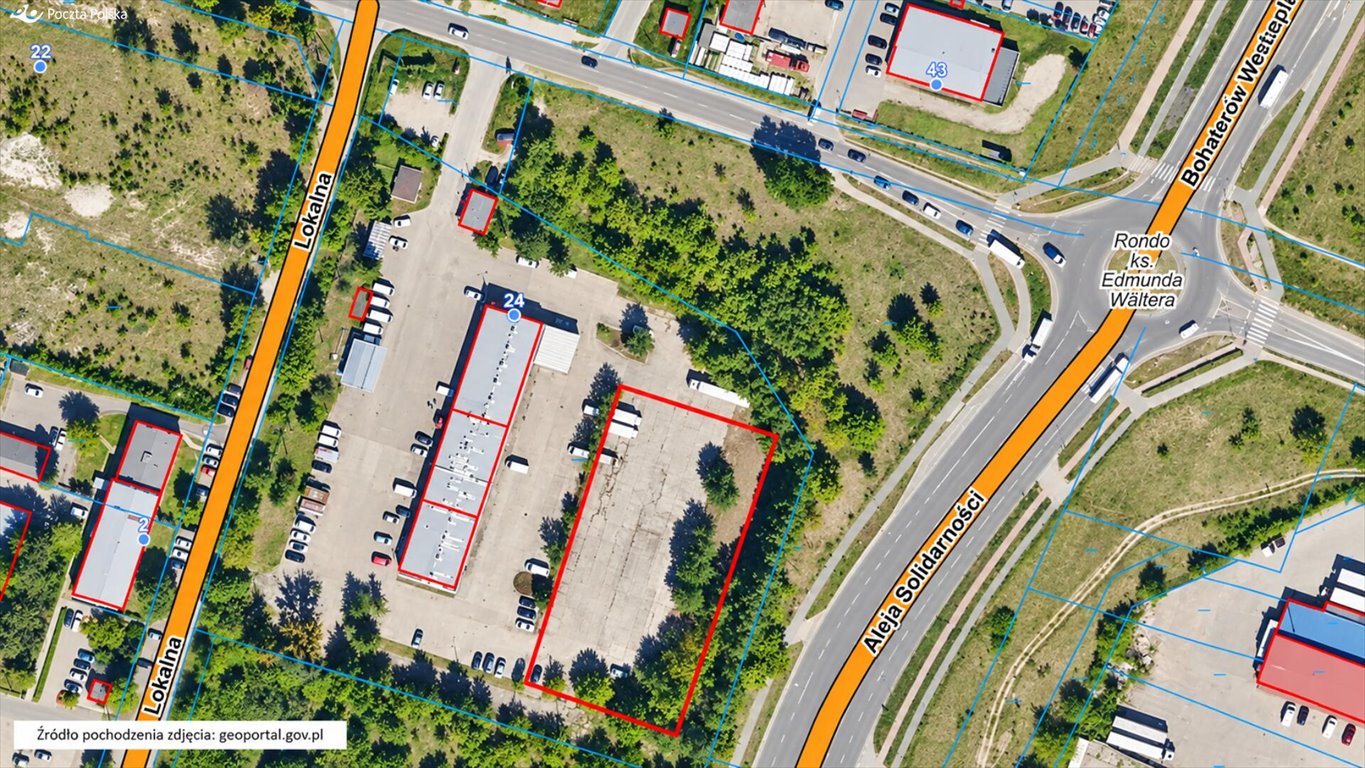 Działka 2635 m² na wynajem w Ostrołęce (blisko centrum) Ostrołęka, Targowa  2 635m2 Foto 1