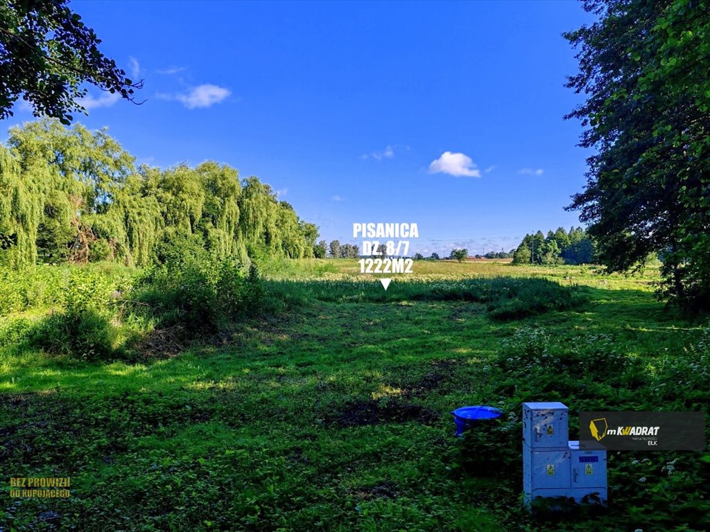 Działka budowlana 1222 m² z mediami i udziałem w drodze Pisanica  1 222m2 Foto 1