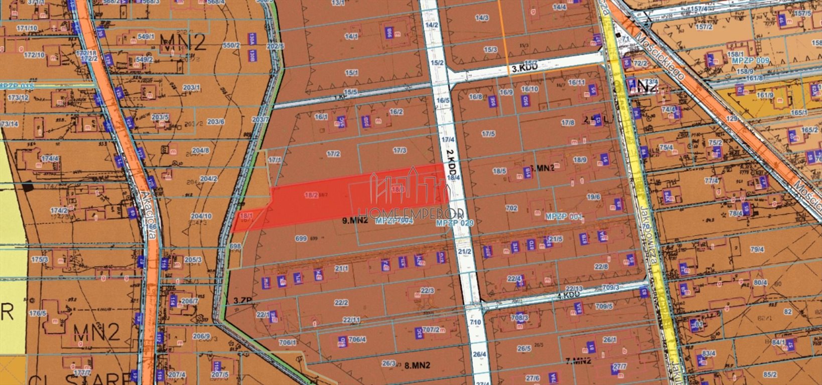 Działka 3050 m² pod zabudowę jednorodzinną - polecam Lipków, Jakubowicza  3 050m2 Foto 1