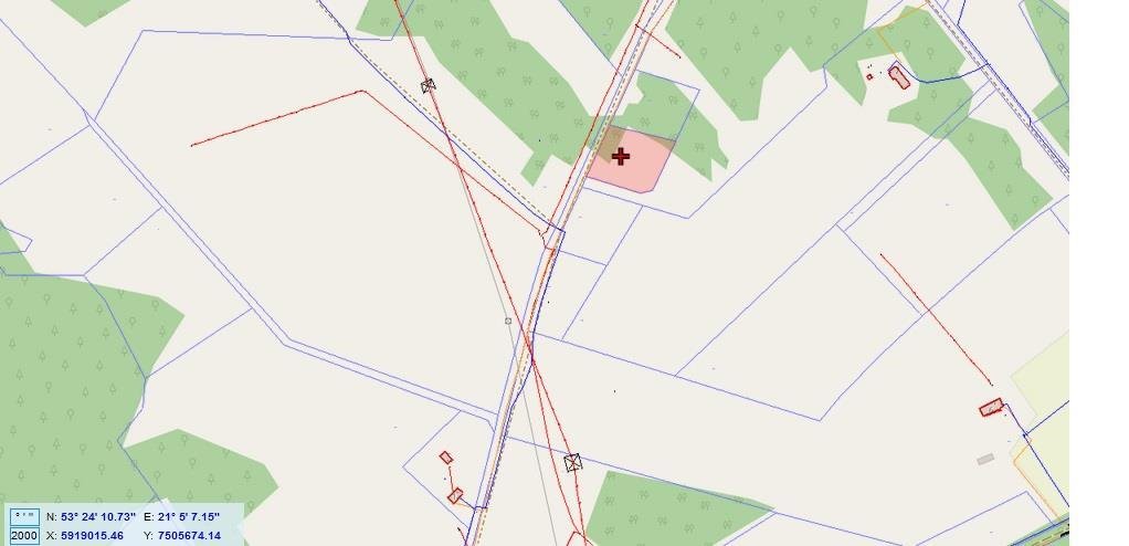 Działka rolna z warunkami zabudowy pod dwa domy w Łatanej Wielkiej Łatana Wielka  3 015m2 Foto 1