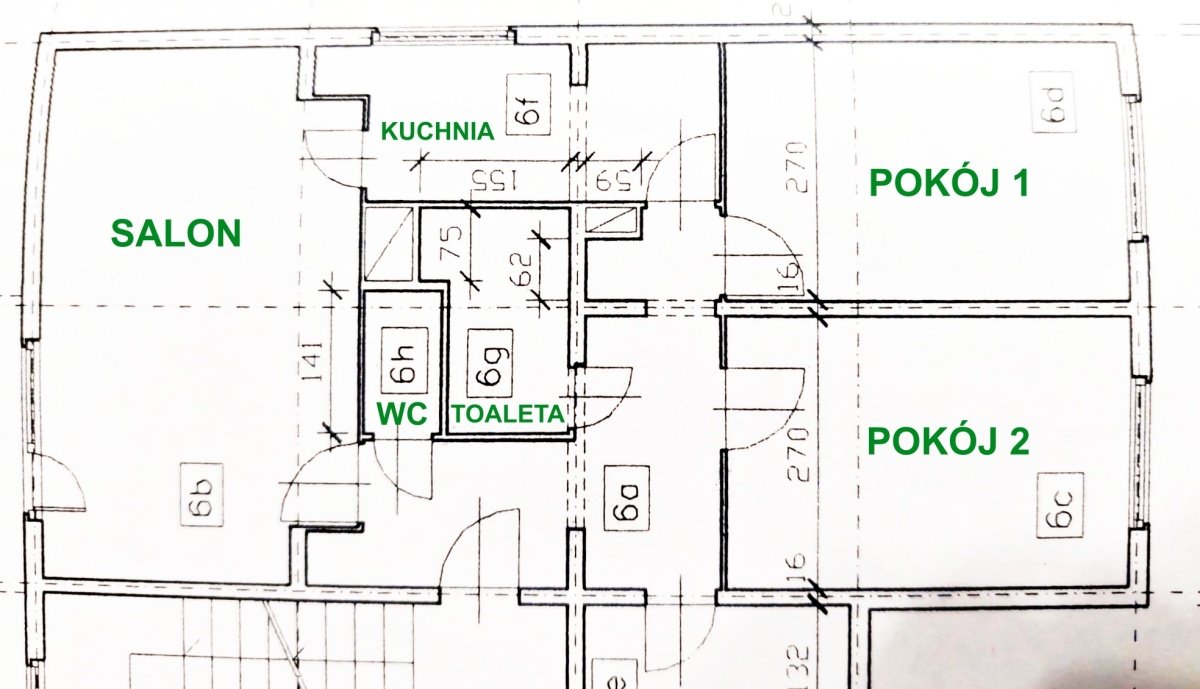 Mieszkanie trzypokojowe na sprzedaż Wola, Leśna  63m2 Foto 2