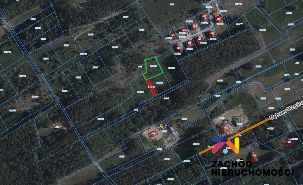 Działka budowlana 1407 m² z warunkami zabudowy, las, dojazd Słone  1 407m2 Foto 1