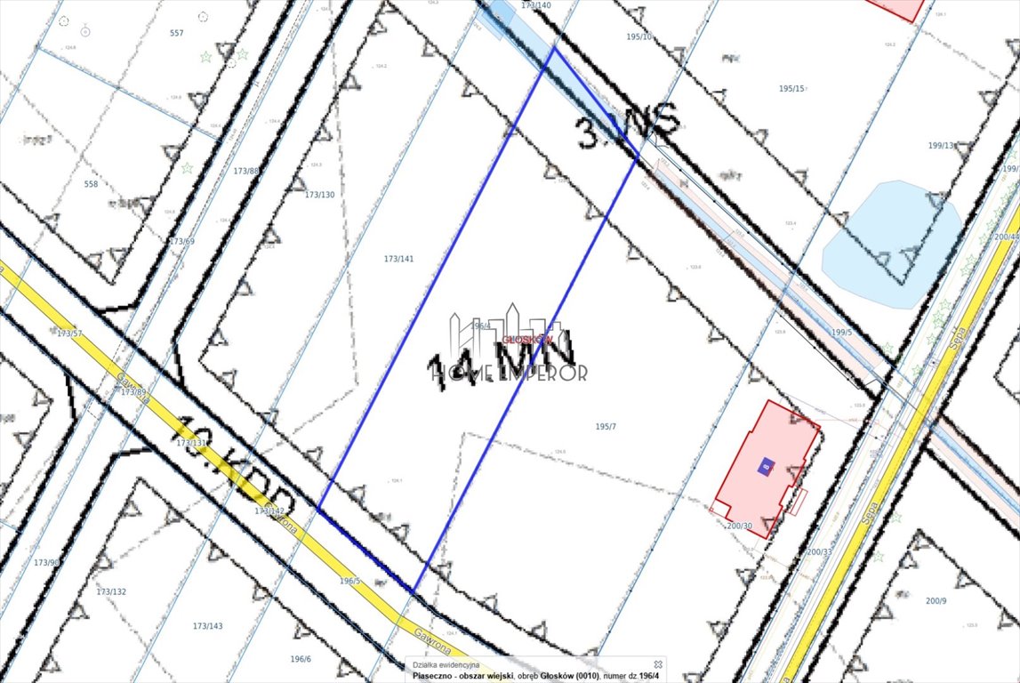 Działka budowlana na sprzedaż Głosków, Gawrona  1 572m2 Foto 1