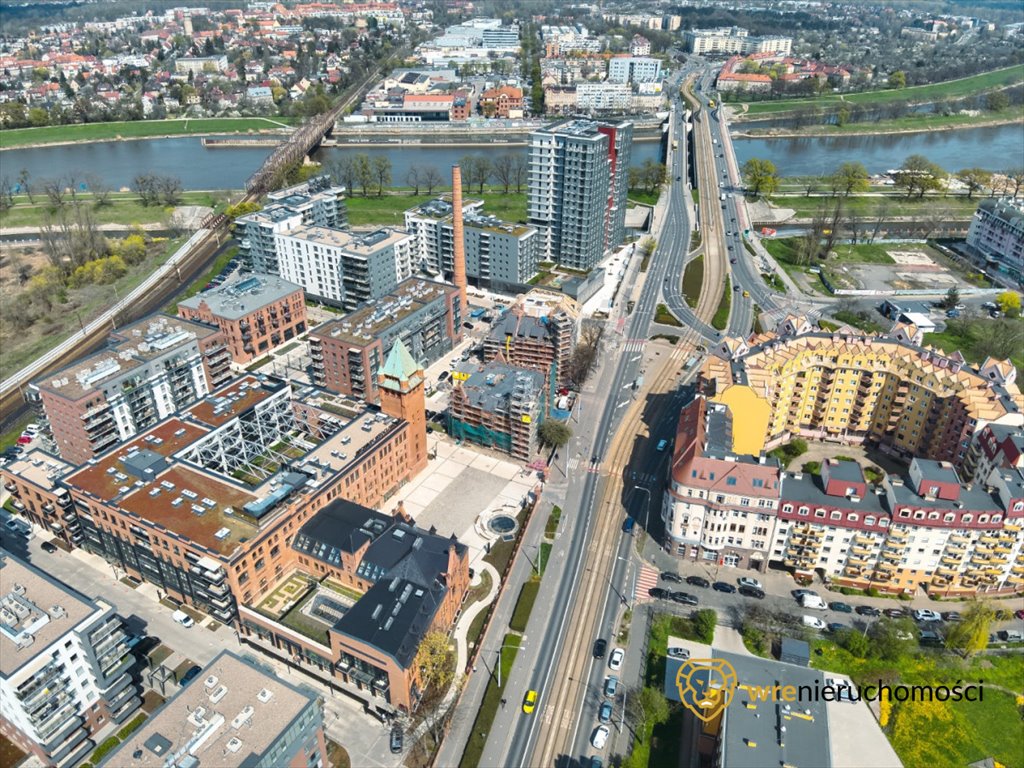 Mieszkanie dwupokojowe na sprzedaż Wrocław, Nadodrze, Jedności Narodowej  89m2 Foto 3