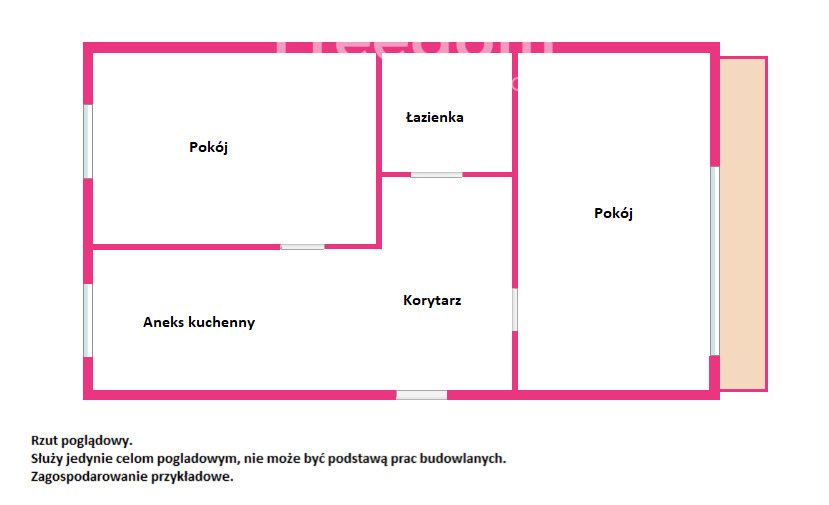 Mieszkanie dwupokojowe na sprzedaż Częstochowa, Tysiąclecie  56m2 Foto 5