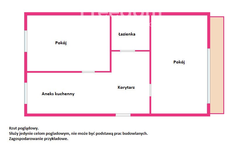 Mieszkanie dwupokojowe na wynajem Częstochowa, Chłopickiego  56m2 Foto 11
