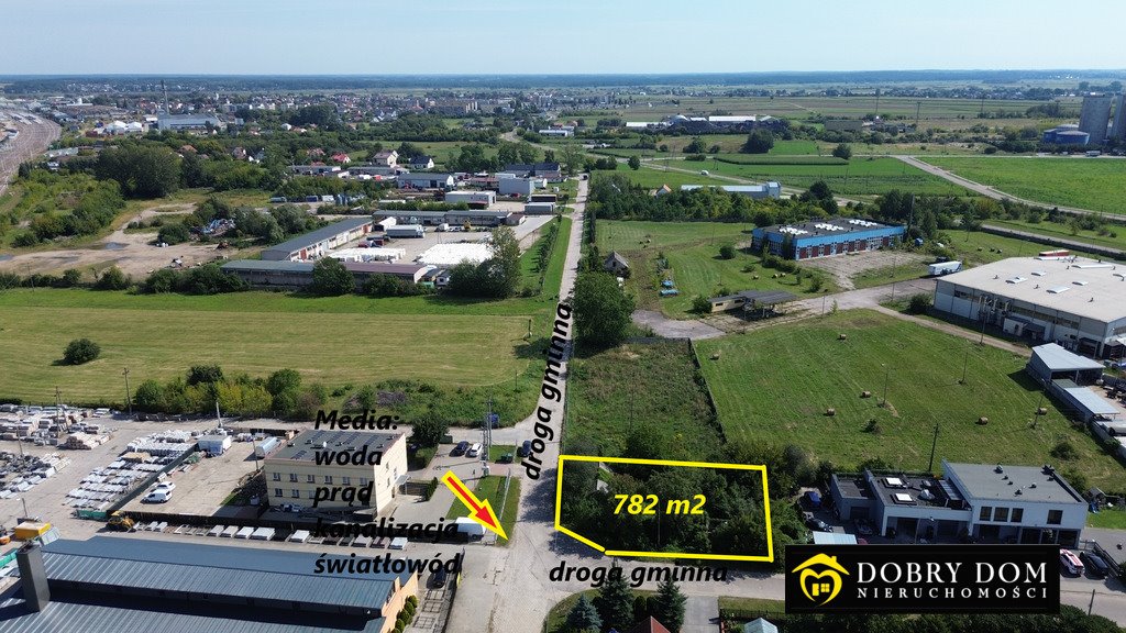 Do sprzedania działka usługowo-budowlana 782 m² z pełnym uzbrojeniem Łapy  782m2 Foto 1