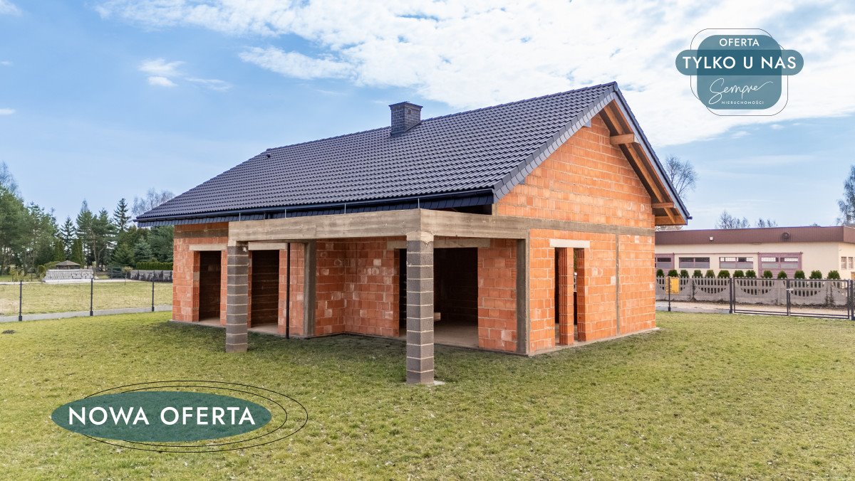 Dom w stanie surowym z dużą działką i potencjałem Paprotnia  133m2 Foto 1