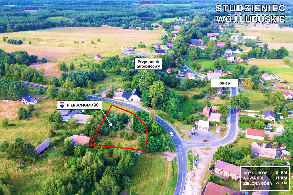 Działka budowlana na sprzedaż Studzieniec  3 028m2 Foto 3