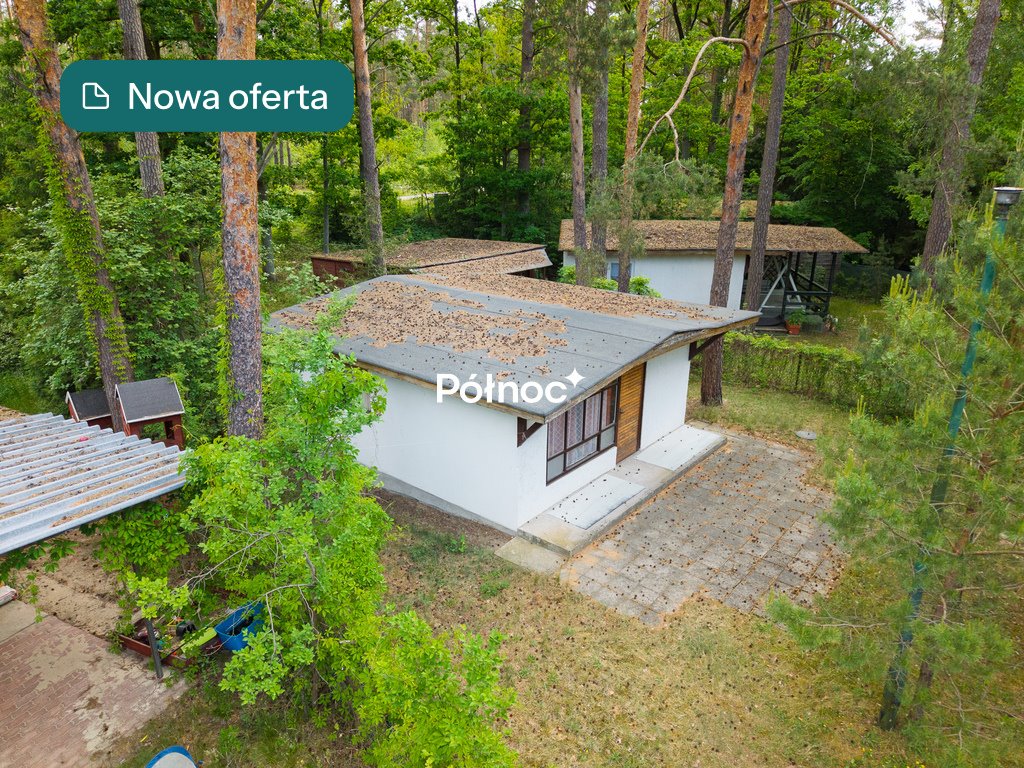 Działka rekreacyjna z domkiem, las i rzeka, 253 m² Ptaki  253m2 Foto 1