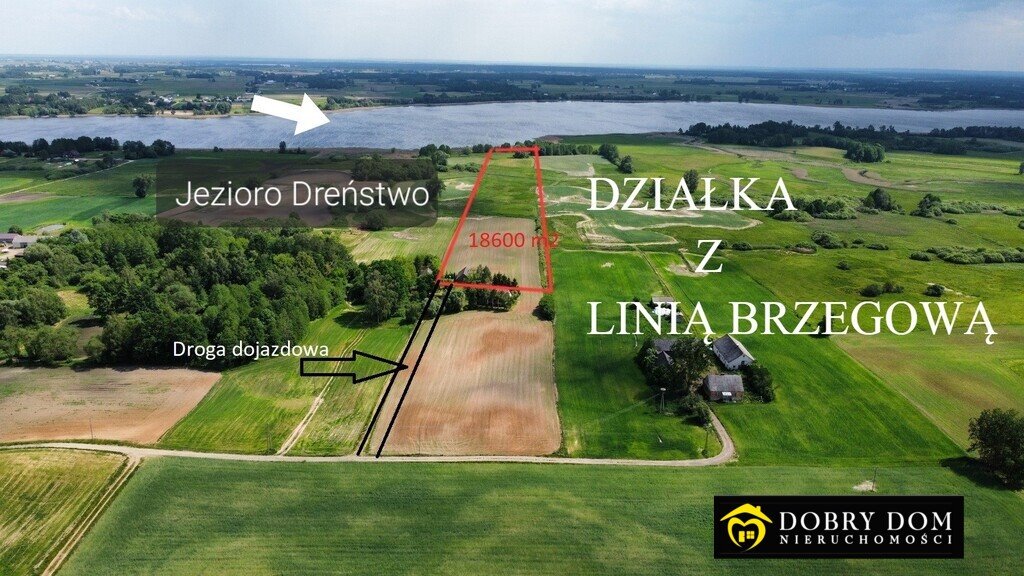 Działka 18 600 m² nad Jeziorem Dreństwo (cisza, natura) Rajgród  18 600m2 Foto 1