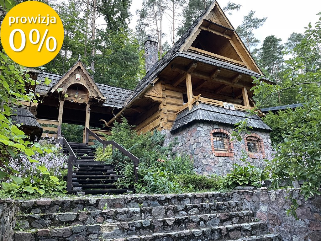 Podwójny dom z bali nad jeziorami Czos - zapraszam Mrągowo  160m2 Foto 1