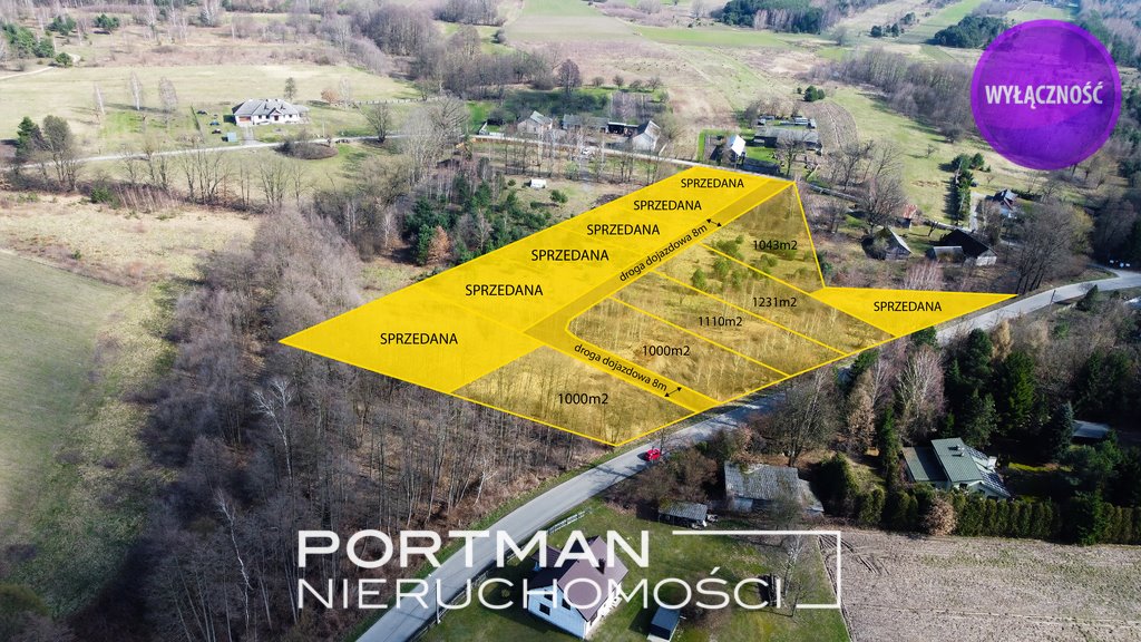 Działki rekreacyjno-letniskowe z możliwością zabudowy Osieck  1 000m2 Foto 1