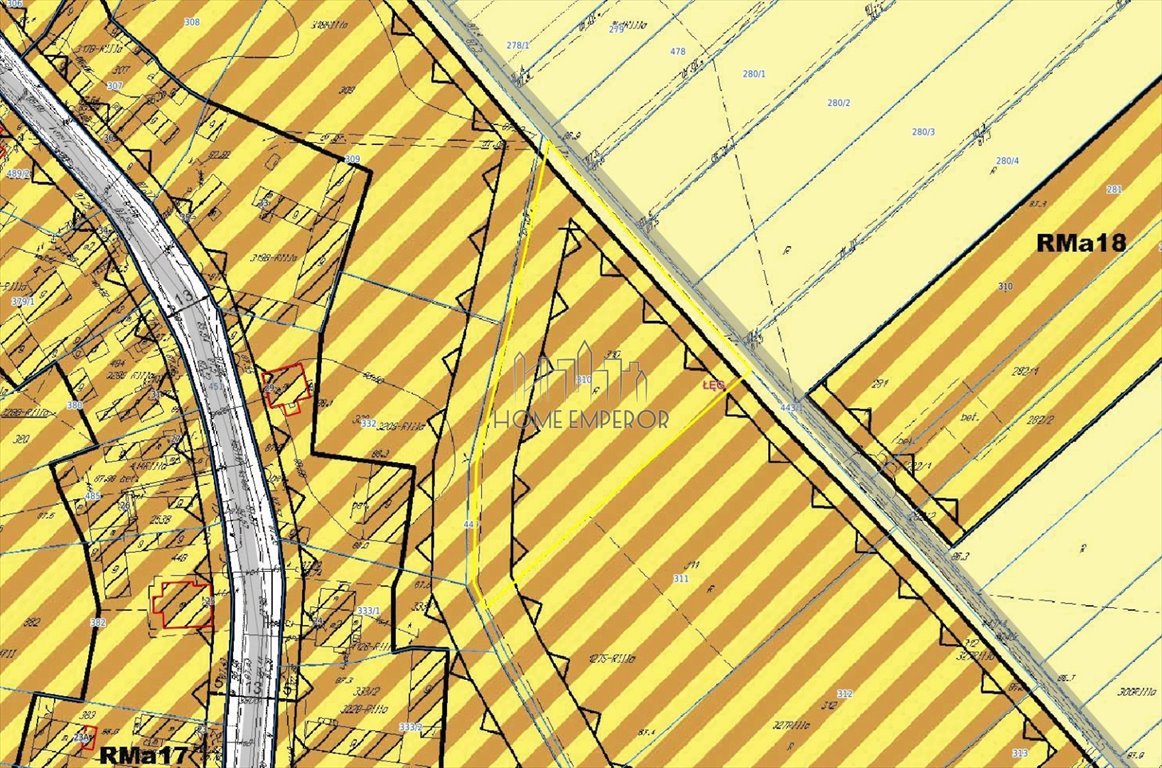 Działka 4300 m2 pod zabudowę zagrodową - Łęg Konstancin Łęg, Łęg  4 300m2 Foto 1
