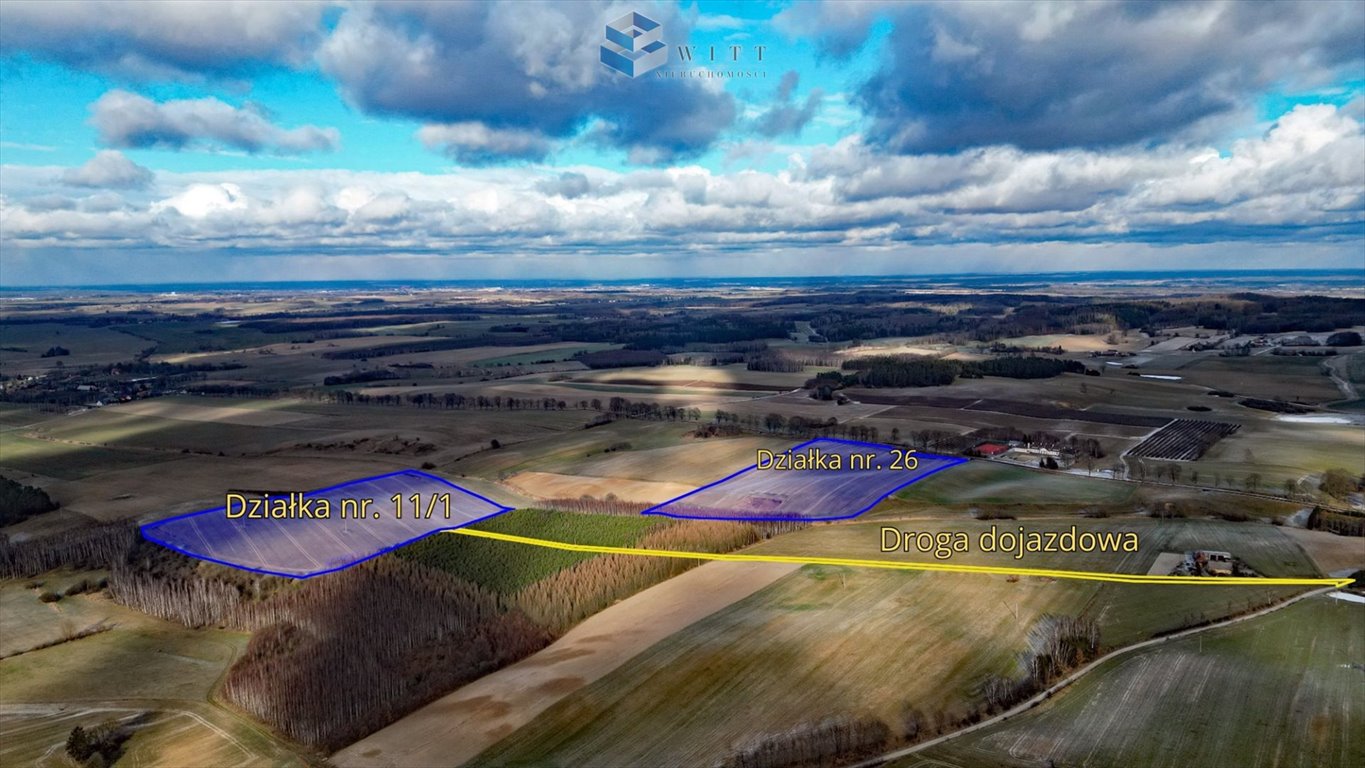 Atrakcyjna działka rolna 15,4 ha w Pietrzwałdzie Pietrzwałd  154 000m2 Foto 1