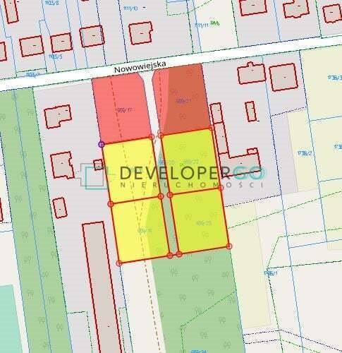 Działki Chodów pod zabudowę mieszkaniową i usługową Chodów, Nowowiejska  1 019m2 Foto 1