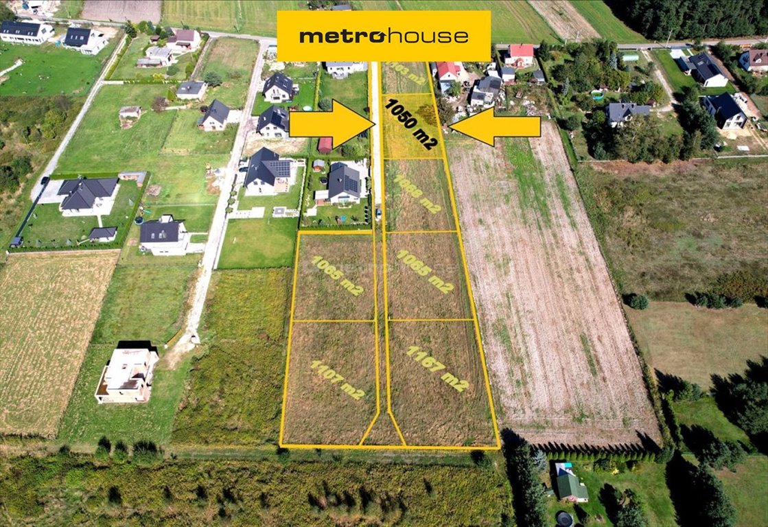 Działka budowlana 1050 m² pod lasem w Nieborowicach Nieborowice, Jaworowa  1 050m2 Foto 1