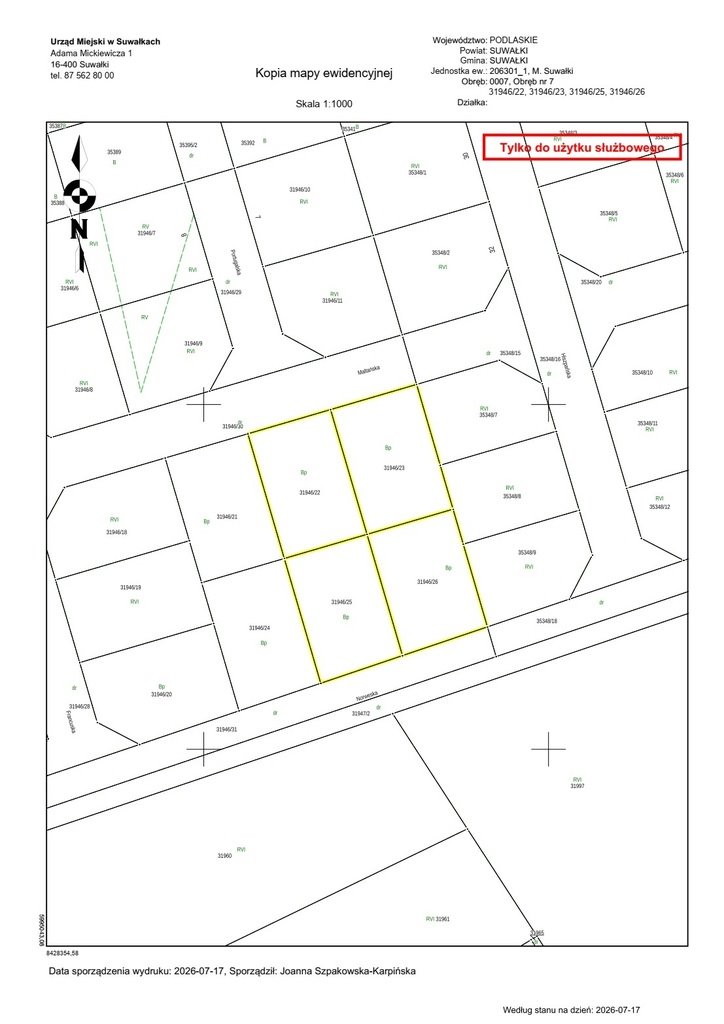 Polecam dwie działki 942 m² w Suwałkach na sprzedaż Suwałki  942m2 Foto 1