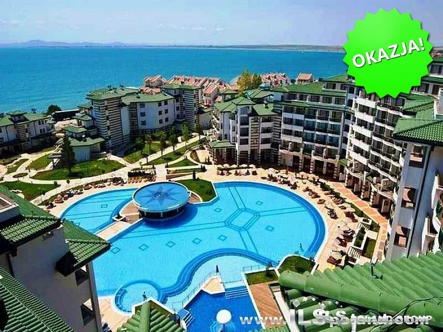 Luksusowy apartament 60 m2 z widokiem na basen w Emerald Beach Bułgaria, Ravda EMERALD BEACH RESORT AND SPA, EMERALD BEACH RESORT AND SPA  60m2 Foto 1