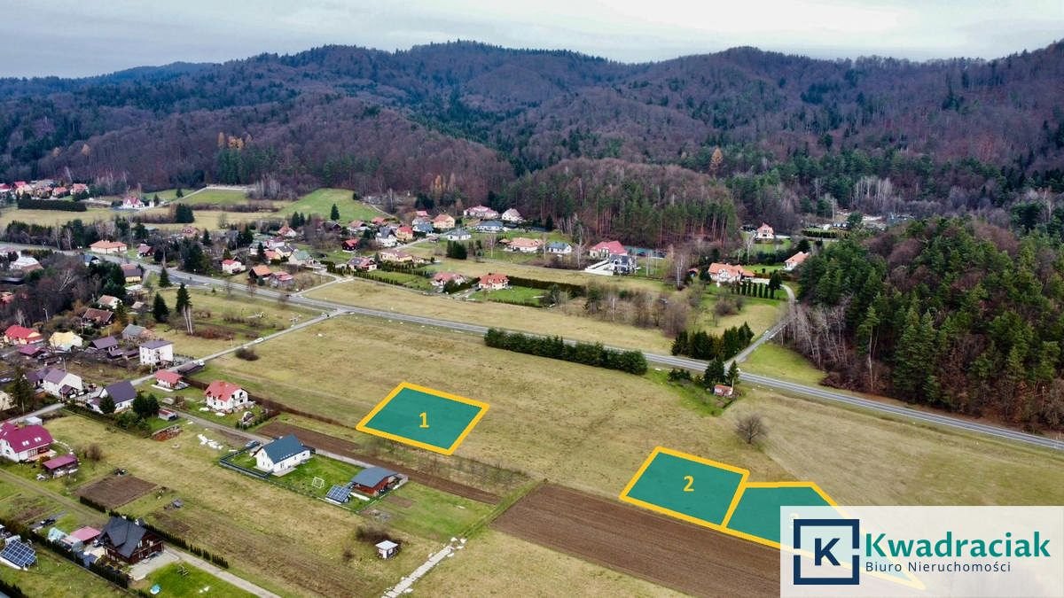 Działki w Bykowcach z pięknym widokiem i dobrym dojazdem Bykowce, Piaskowa  1 379m2 Foto 1