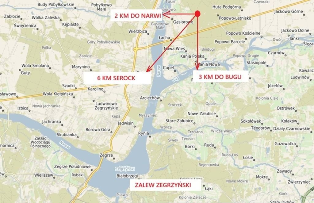 Malownicza działka leśna 3739 m² pod rekreację i całoroczny dom Popowo-Letnisko, Wspólna  3 739m2 Foto 1